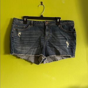 Lauren Conrad Cutoff Stretch Jean Shorts Size 16